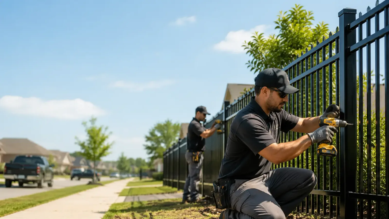 Metal Fence Installation in Canal Winchester, OH